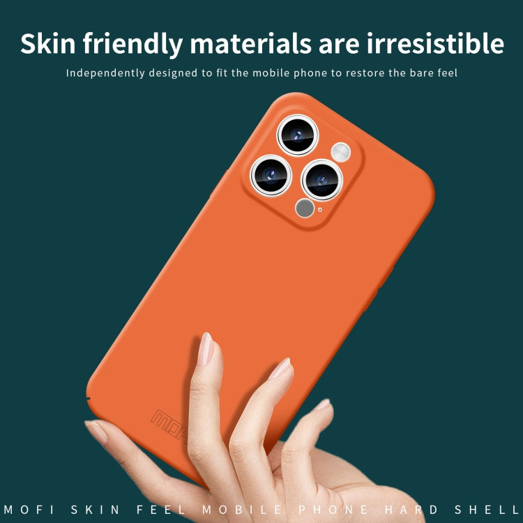 For iPhone 15 Pro MOFI Qin Series Skin Feel All-inclusive PC Phone Case(Pink) - HoMEdemic™ 