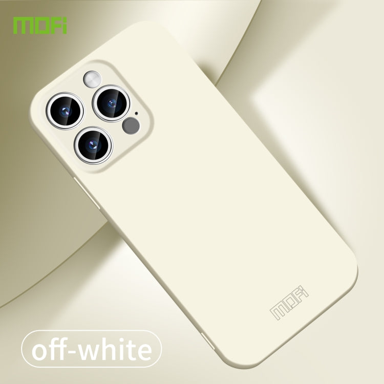 For iPhone 15 Pro MOFI Qin Series Skin Feel All-inclusive PC Phone Case(Beige) - HoMEdemic™ 
