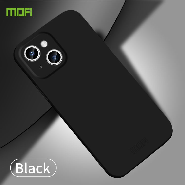 For iPhone 15 MOFI Qin Series Skin Feel All-inclusive PC Phone Case(Black) - HoMEdemic™ 