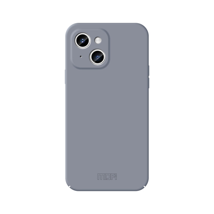 For iPhone 15 MOFI Qin Series Skin Feel All-inclusive PC Phone Case(Gray) - HoMEdemic™ 