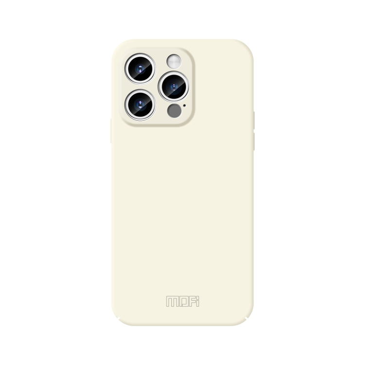 For iPhone 14 Pro Max MOFI Qin Series Skin Feel All-inclusive PC Phone Case(Beige) - HoMEdemic™ 