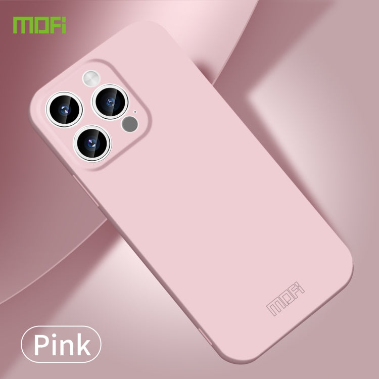 For iPhone 14 Pro MOFI Qin Series Skin Feel All-inclusive PC Phone Case(Pink) - HoMEdemic™ 