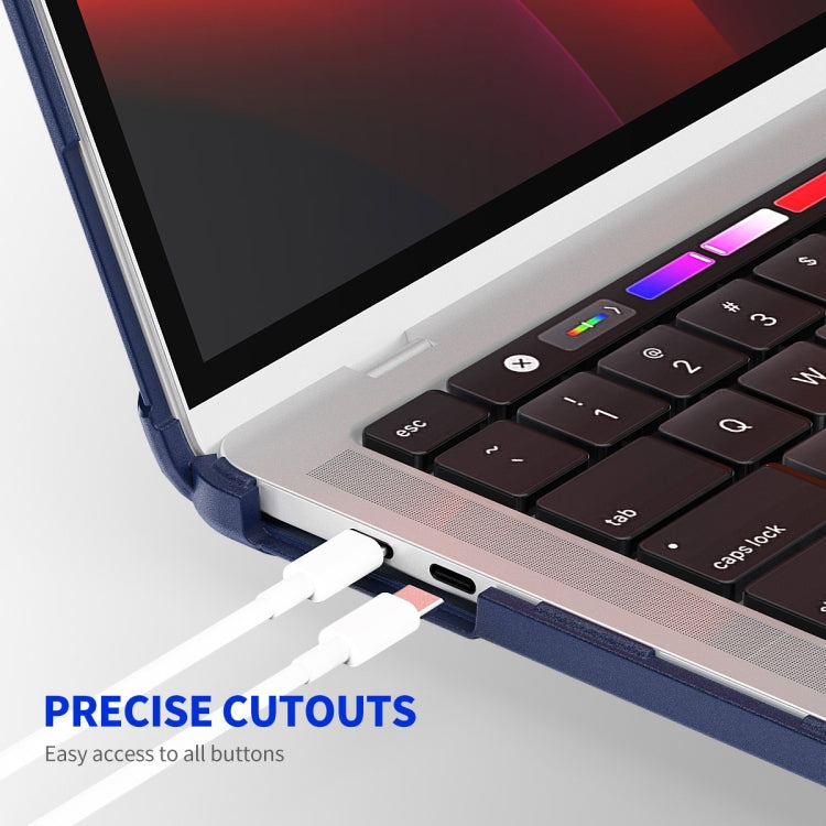 For MacBook Air 13.3 A2179/A2337 ENKAY Hat-Prince 3 in 1 Protective Bracket Case Cover Hard Shell with TPU Keyboard Film / PET Screen Protector, Version:US(Purple) - HoMEdemic™ 