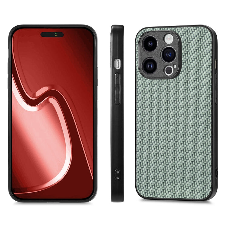 For iPhone 14 Pro ENKAY Fiber Leather Skin PC Phone Case with High Aluminum-silicon Glass Film(Green) - HoMEdemic™ 