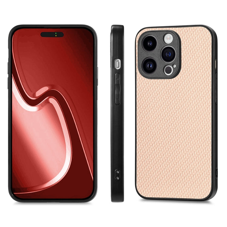 For iPhone 14 Pro Max ENKAY Fiber Leather Skin PC Phone Case with High Aluminum-silicon Glass Film(Khaki) - HoMEdemic™ 