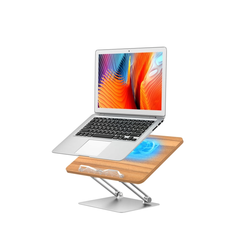 BG-4F With Cooling Fan Portable Tablet Stand Height Adjustable Folding Laptop Holder - HoMEdemic™ 