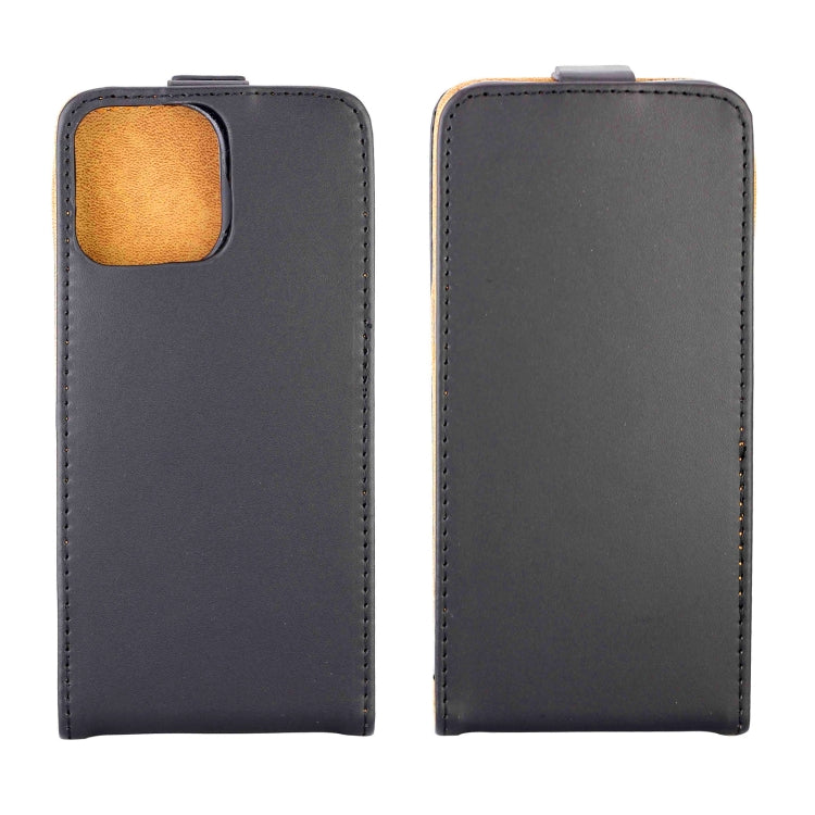For iPhone 15 Pro Max Vertical Flip Leather Phone Case with Card Slot(Black) - HoMEdemic™ 