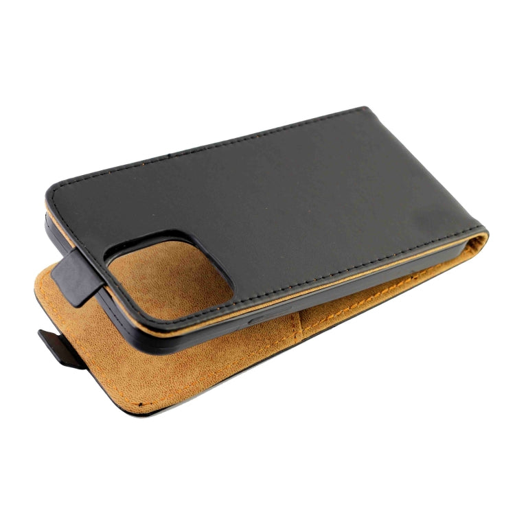 For iPhone 15 Pro Max Vertical Flip Leather Phone Case with Card Slot(Black) - HoMEdemic™ 