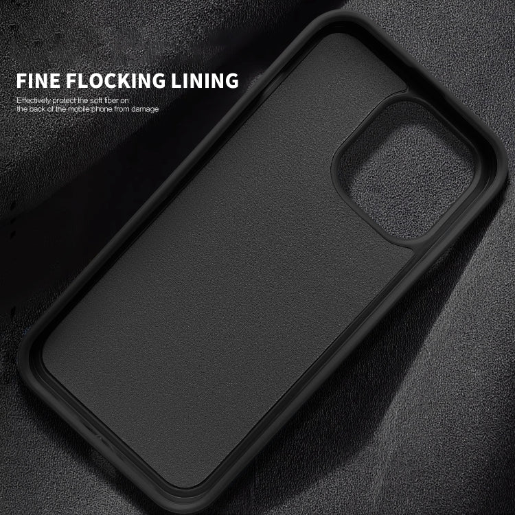 For iPhone 15 Pro Max Shield MagSafe Magnetic Holder Phone Case(Black) - HoMEdemic™ 