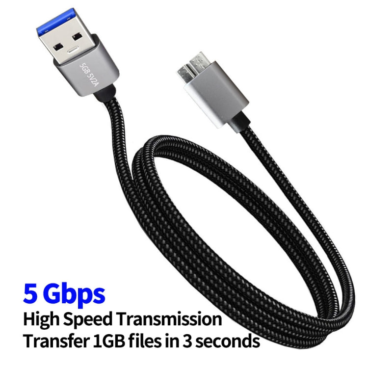JUNSUNMAY USB 3.0 Male to Micro-B Cord Cable Compatible with Samsung Camera Hard Drive, Length:3m - HoMEdemic™ 