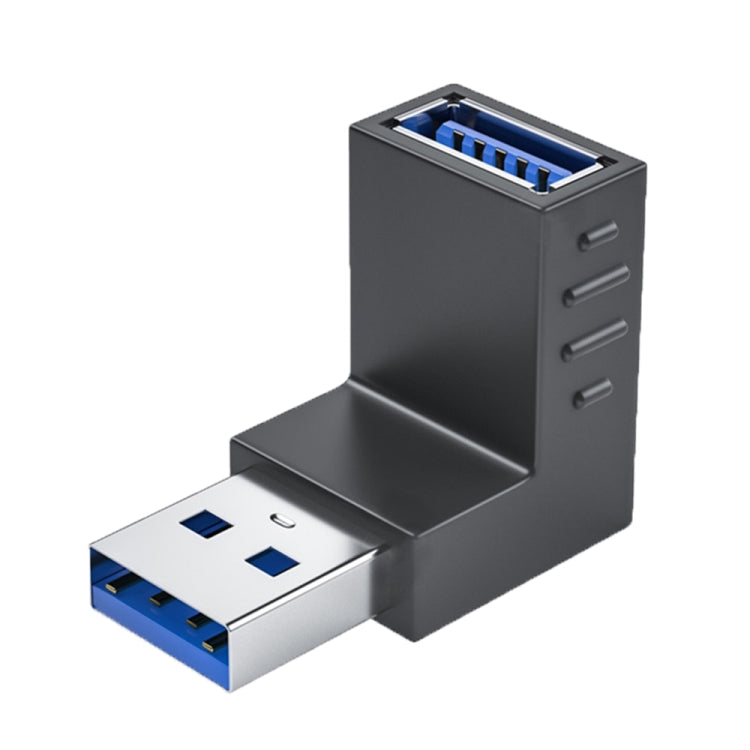 ENKAY USB 3.0 Adapter 90 Degree Angle Male to Female Combo Coupler Extender Connector, Angle:Vertical Up - HoMEdemic™ 