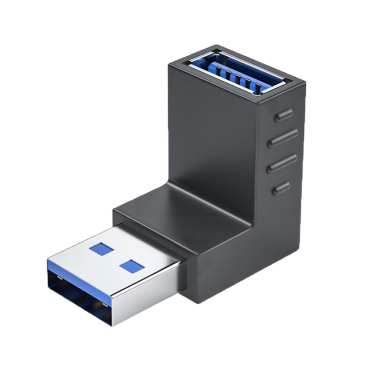 ENKAY USB 3.0 Adapter 90 Degree Angle Male to Female Combo Coupler Extender Connector, Angle:Vertical Down - HoMEdemic™ 