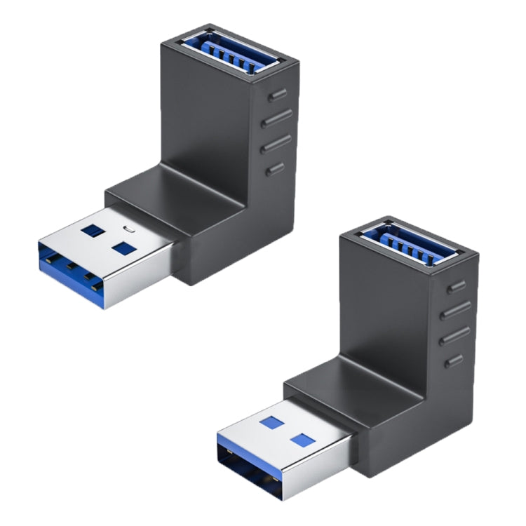 ENKAY USB 3.0 Adapter 90 Degree Angle Male to Female Combo Coupler Extender Connector, Angle:Vertical Up + Down - HoMEdemic™ 