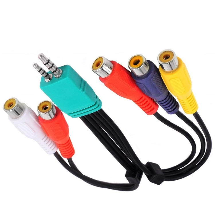 JUNSUNMAY 0.3m 3.5mm + 2.5mm Male to 5 x RCA Female AV Cable Cord for Samsung TV BN39-01154W - HoMEdemic™ 