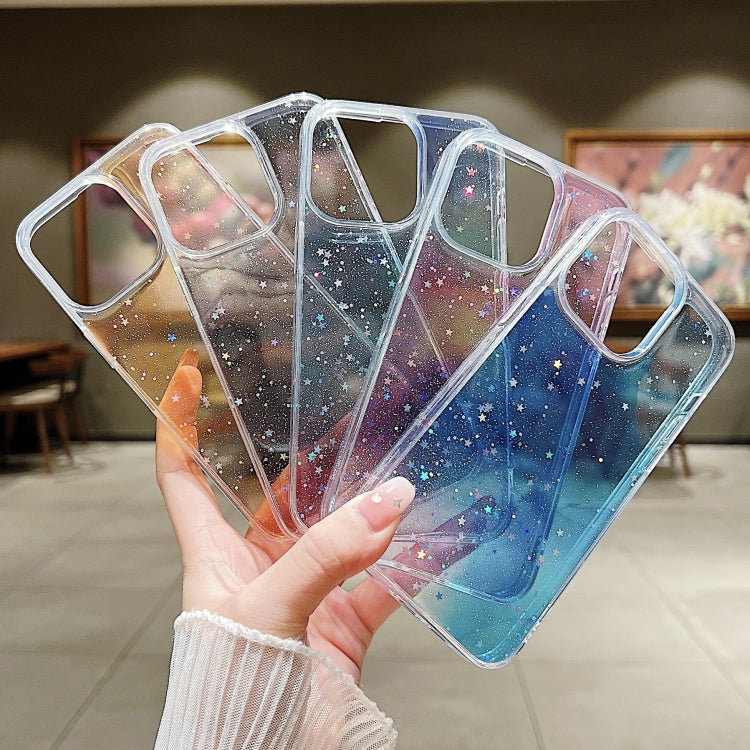 For iPhone 15 Pro Max Ink Smudged Glitter TPU Phone Case(Black) - HoMEdemic™ 