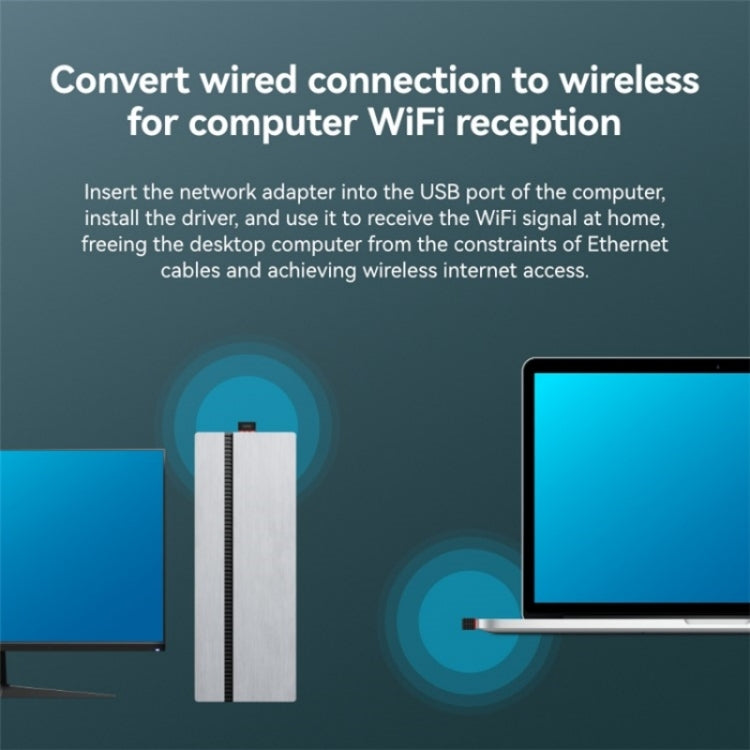 LB-LINK WN650H Portable USB WiFi Receiver Dual Band 650M Wireless Network Card - HoMEdemic™ 