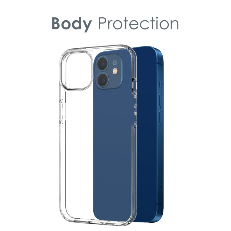 For iPhone 12 mini NORTHJO 3 in 1 TPU Phone Case with Screen Film and Lens Film(Clear) - HoMEdemic™ 
