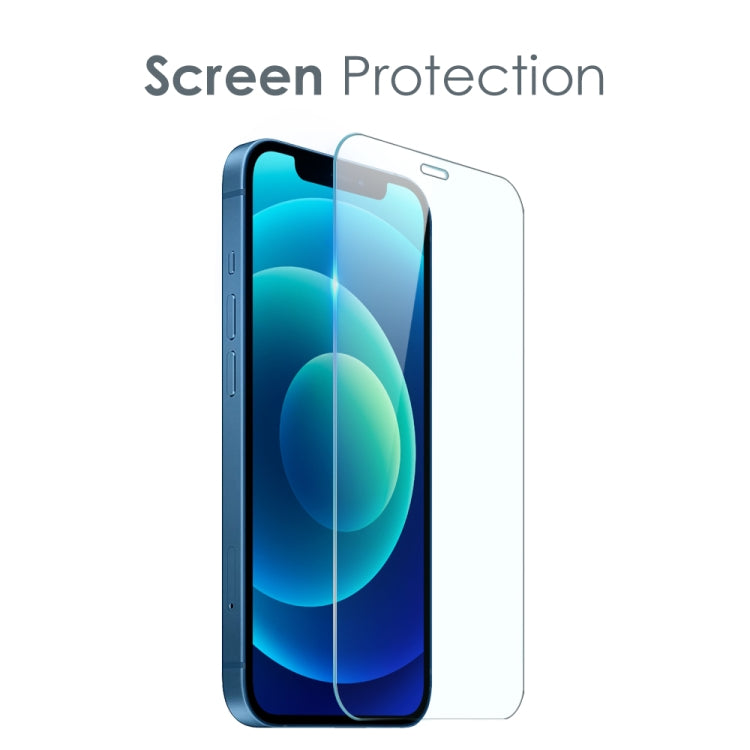 For iPhone 12 mini NORTHJO 3 in 1 TPU Phone Case with Screen Film and Lens Film(Clear) - HoMEdemic™ 