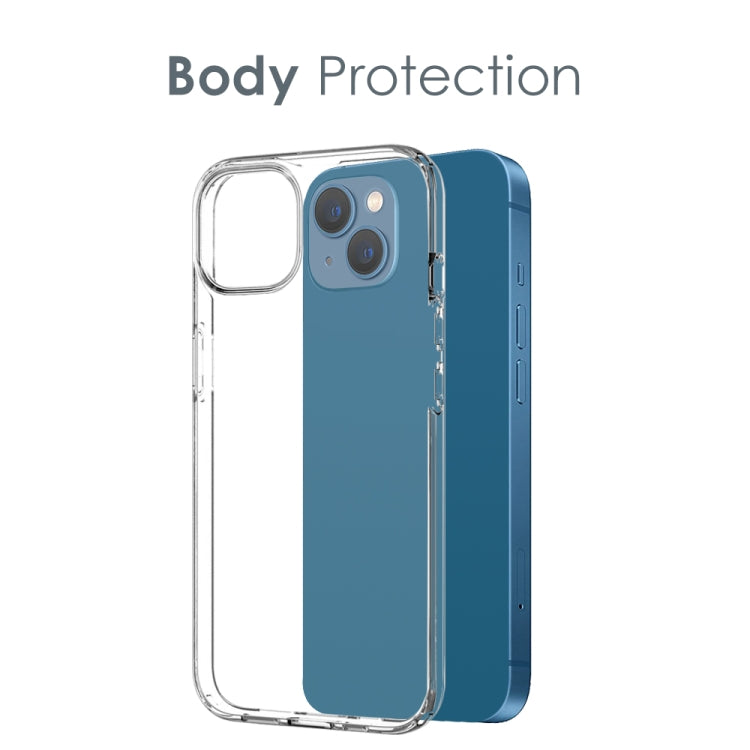 For iPhone 13 NORTHJO 3 in 1 TPU Phone Case with Screen Film and Lens Film(Clear) - HoMEdemic™ 