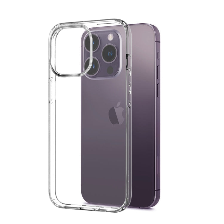 For iPhone 14 Pro NORTHJO 3 in 1 TPU Phone Case with Screen Film and Lens Film(Clear) - HoMEdemic™ 