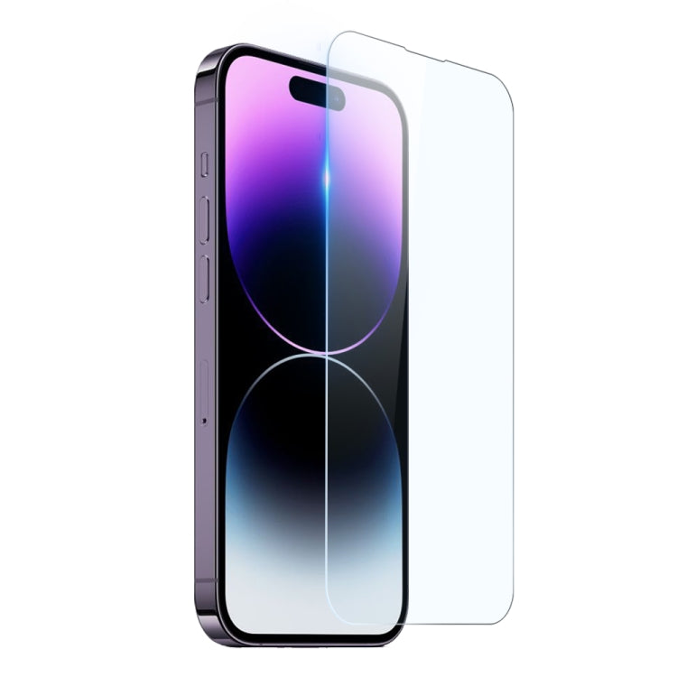 For iPhone 14 Pro NORTHJO 3 in 1 TPU Phone Case with Screen Film and Lens Film(Clear) - HoMEdemic™ 