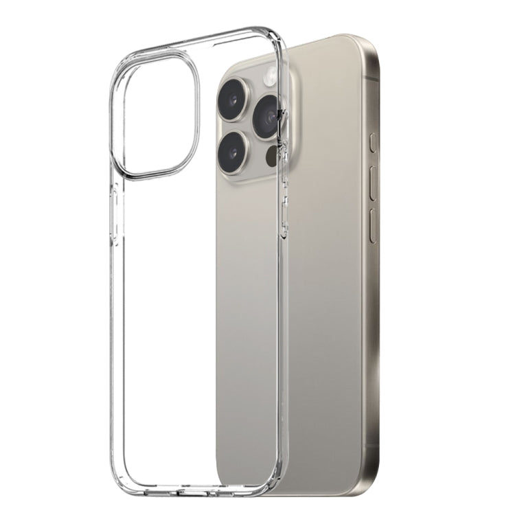 For iPhone 15 Pro NORTHJO 3 in 1 TPU Phone Case with Screen Film and Lens Film(Clear) - HoMEdemic™ 