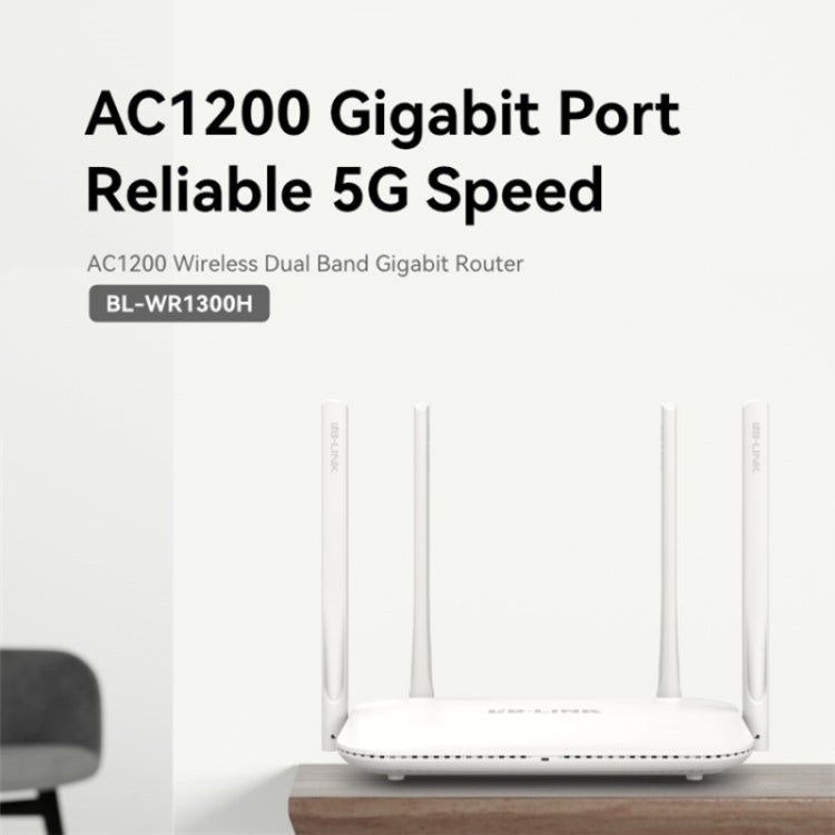 LB-LINK WR1300H Full Gigabit Port 1200M High Speed Dual Band 5G WiFi Repeater Wireless Router - HoMEdemic™ 