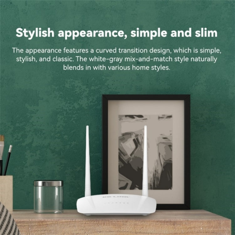 LB-LINK WR2000 300M WiFi Extender Booster Dual Antenna High Speed Wireless Router - HoMEdemic™ 