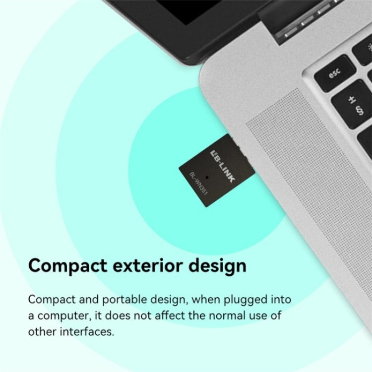 LB-LINK BL-WN351 For Desktop Computer Laptop 300M USB Wireless Network Card WiFi Receiver - HoMEdemic™ 