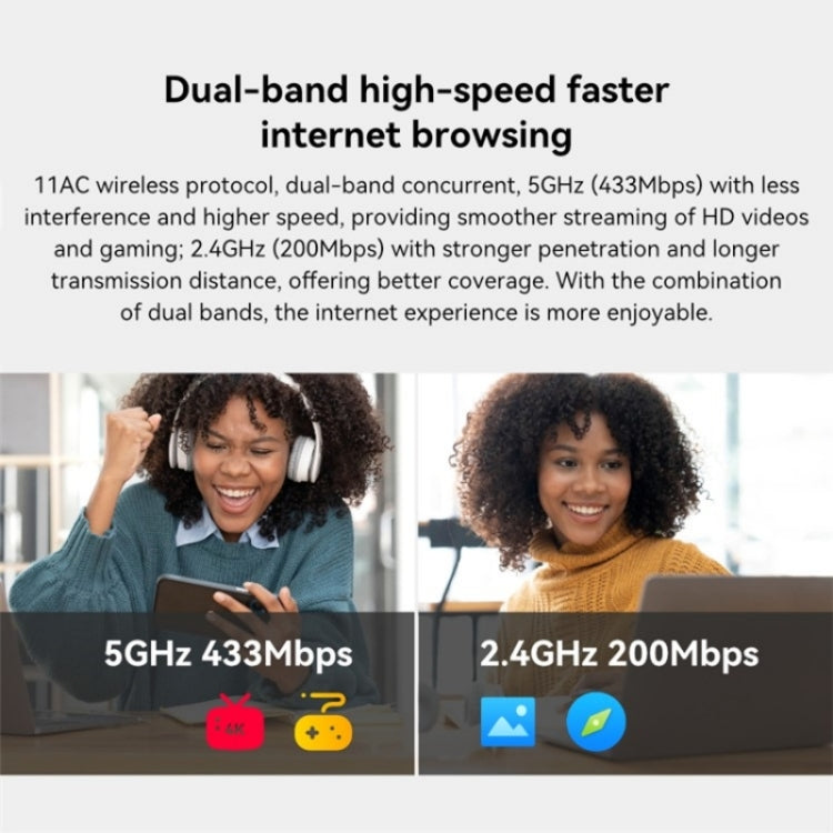 LB-LINK BL-WN650BT 650M Dual Band Wireless Adapter Bluetooth WiFi 2-in-1 Network Card - HoMEdemic™ 