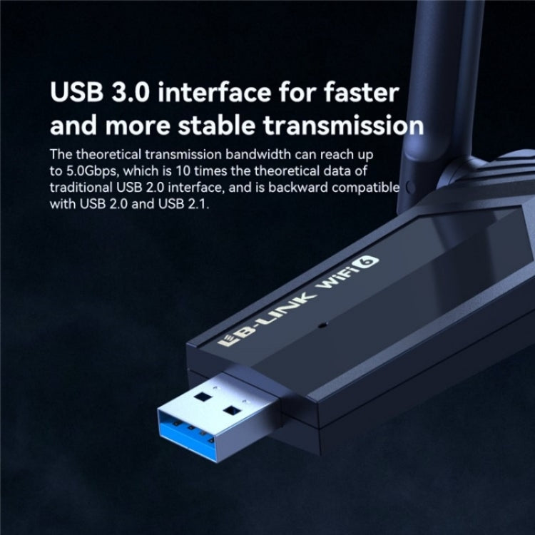 LB-LINK WDN1800H Esports Gaming USB 3.0 WiFi6 AX1800M Gigabit Wireless Network Card - HoMEdemic™ 