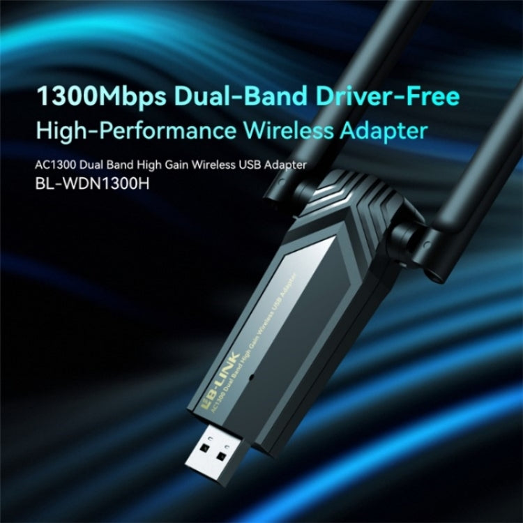 LB-LINK WDN1300H Dual Band 1300M USB Wireless Network Card Dual Antenna WiFi Receiver - HoMEdemic™ 