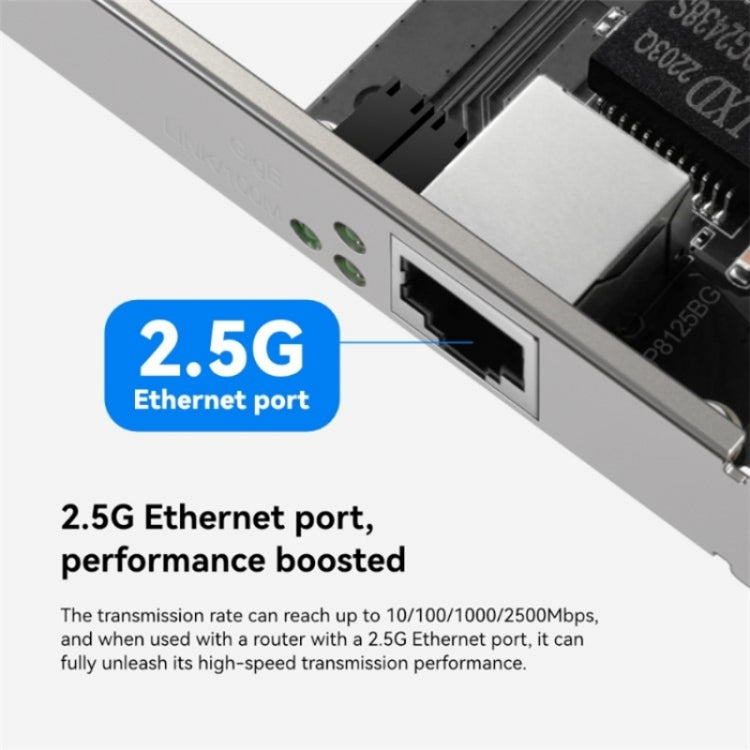 LB-LINK BL-GP2500M Single Port Desktop PC 2.5Gbps PCIE Gigabit 2500M Wired Network Card - HoMEdemic™ 