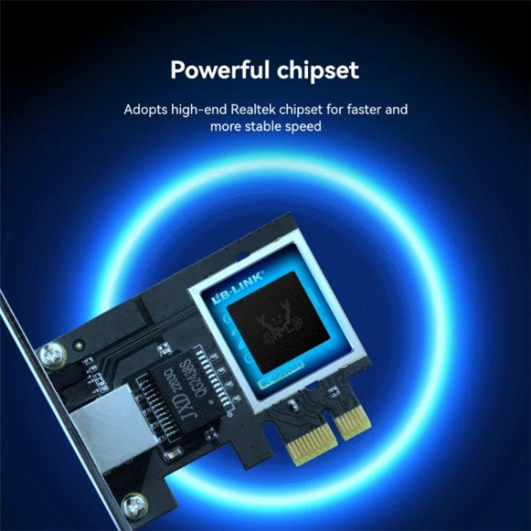 LB-LINK BL-GP2500M Single Port Desktop PC 2.5Gbps PCIE Gigabit 2500M Wired Network Card - HoMEdemic™ 