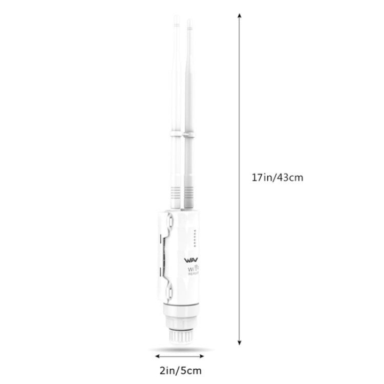 WAVLINK WN570HN2 With PoE Powered WAN/ AP / Repeater Mode 300Mbps Outdoor Router, Plug:EU Plug - HoMEdemic™ 