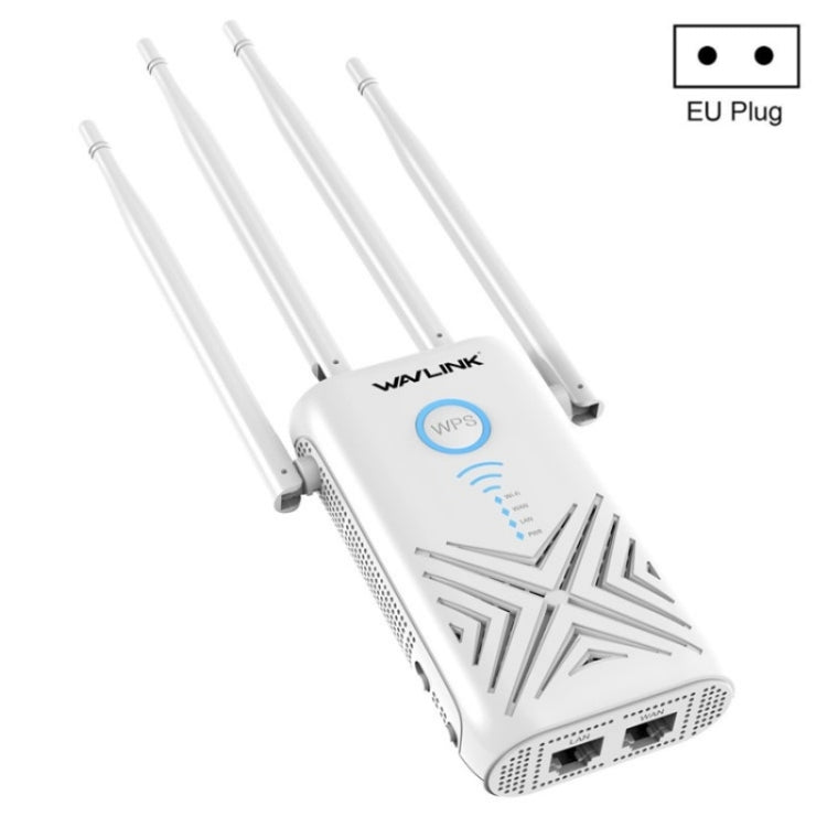 WAVLINK WN579X3 With 5dBi Antennas AC1200 Wireless Router 2.4G / 5G Dual Band WiFi Repeater, Plug:EU Plug - HoMEdemic™ 