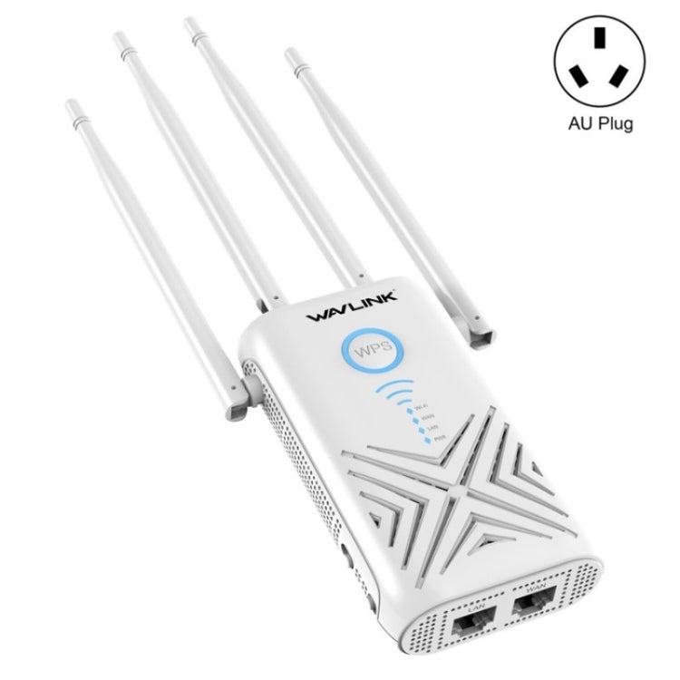WAVLINK WN579X3 With 5dBi Antennas AC1200 Wireless Router 2.4G / 5G Dual Band WiFi Repeater, Plug:AU Plug - HoMEdemic™ 