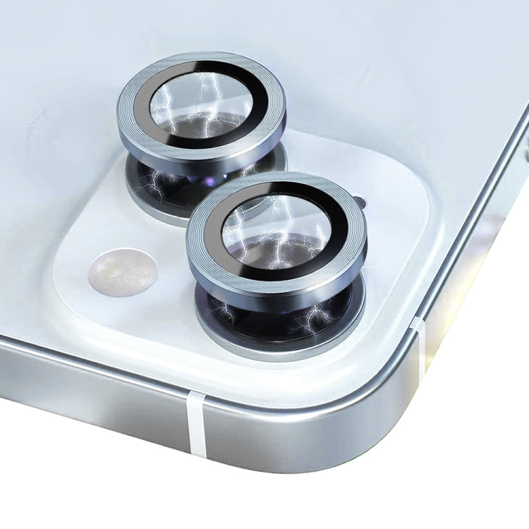 For iPhone 15 / 15 Plus NORTHJO Camera Lens Protector Tempered Glass CD Vein Metal Ring Film(Blue) - HoMEdemic™ 