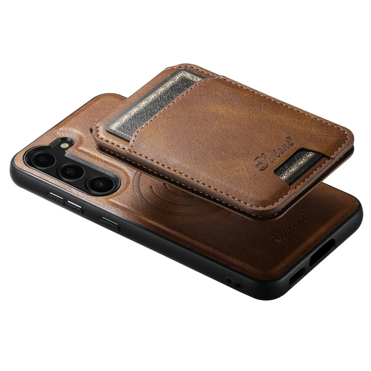 For Samsung Galaxy S23+ 5G Suteni H15  Oil Eax Leather Detachable Wallet Back Phone Case(Blue) - HoMEdemic™ 