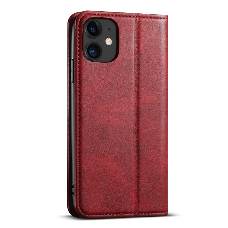 For iPhone 11 Pro Suteni J02 Oil Wax Wallet Leather Phone Case(Red) - HoMEdemic™ 