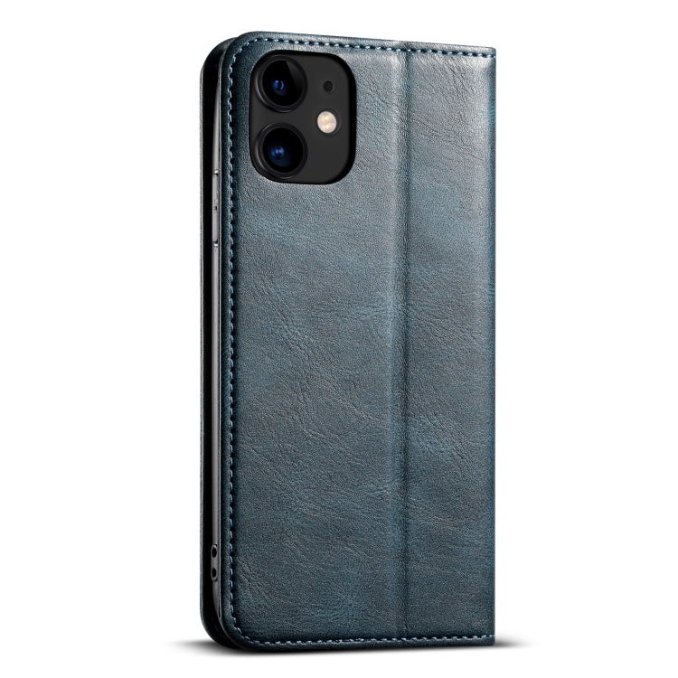 For iPhone 11 Pro Suteni J02 Oil Wax Wallet Leather Phone Case(Blue) - HoMEdemic™ 