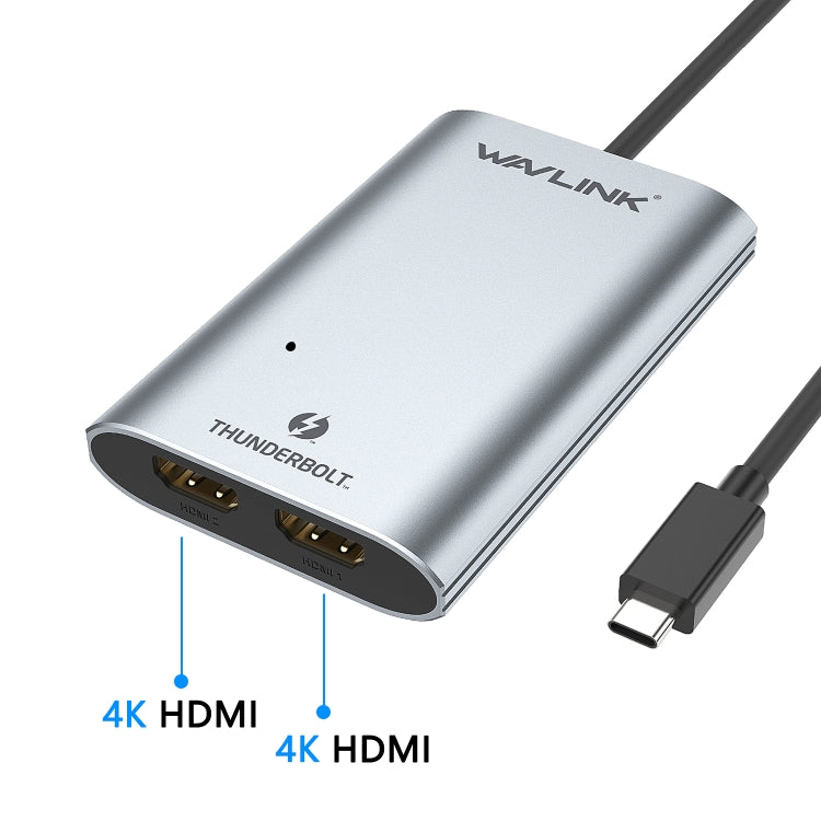 WAVLINK WL-UTA02H Multi-Screen Extender Converter Thunderbolt 3 to Dual HDMI Adapter - HoMEdemic™ 