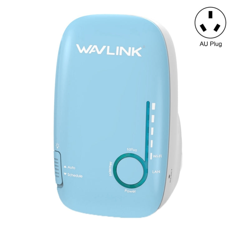 WAVLINK WN576K1 AC1200 Household WiFi Router Network Extender Dual Band Wireless Repeater, Plug:AU Plug (Blue) - HoMEdemic™ 
