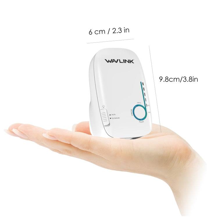 WAVLINK WN576K1 AC1200 Household WiFi Router Network Extender Dual Band Wireless Repeater, Plug:AU Plug (White) - HoMEdemic™ 