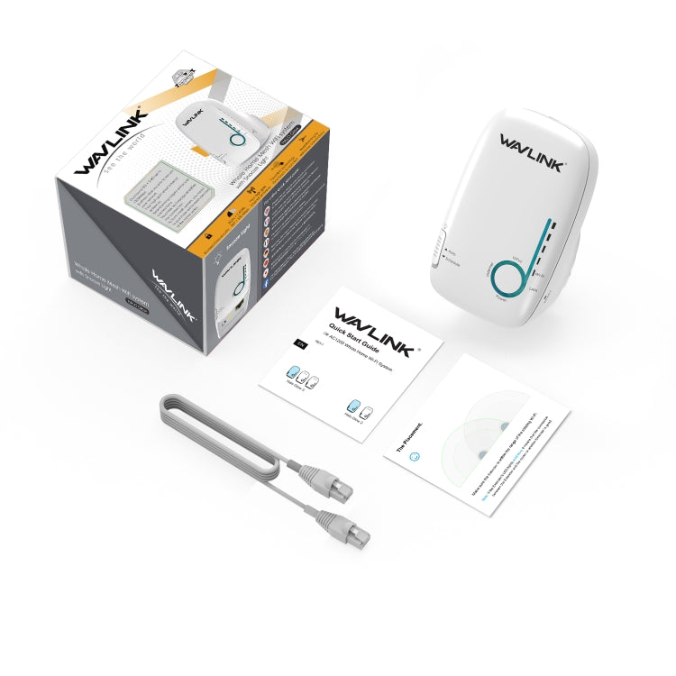 WAVLINK WN576K1 AC1200 Household WiFi Router Network Extender Dual Band Wireless Repeater, Plug:AU Plug (White) - HoMEdemic™ 