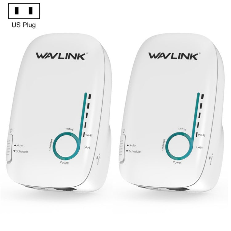 WAVLINK WN576K2 AC1200 Household WiFi Router Network Extender Dual Band Wireless Repeater, Plug:US Plug (White) - HoMEdemic™ 