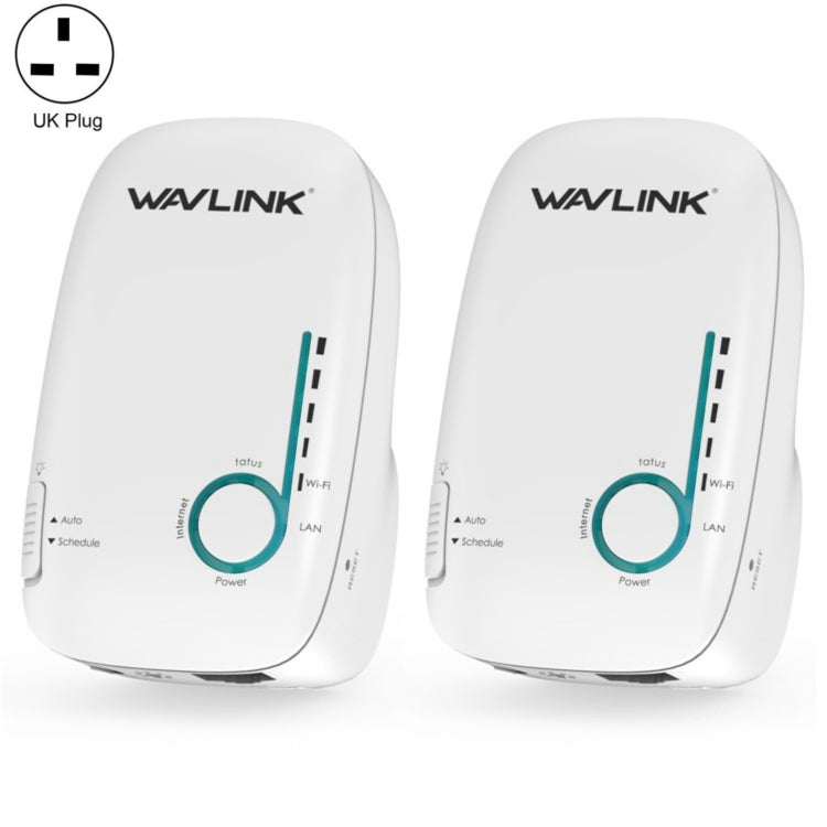 WAVLINK WN576K2 AC1200 Household WiFi Router Network Extender Dual Band Wireless Repeater, Plug:UK Plug (White) - HoMEdemic™ 