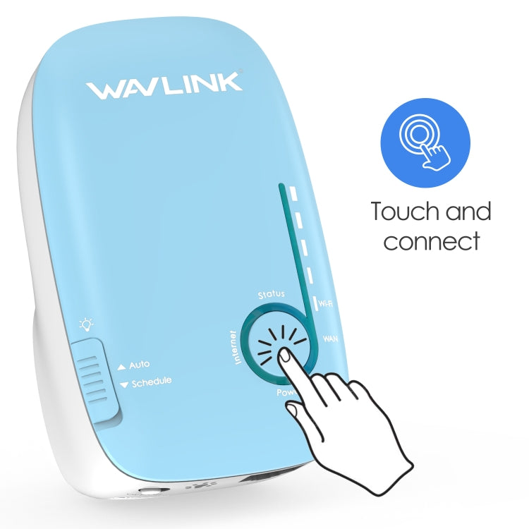 WAVLINK WN576K2 AC1200 Household WiFi Router Network Extender Dual Band Wireless Repeater, Plug:US Plug (White) - HoMEdemic™ 