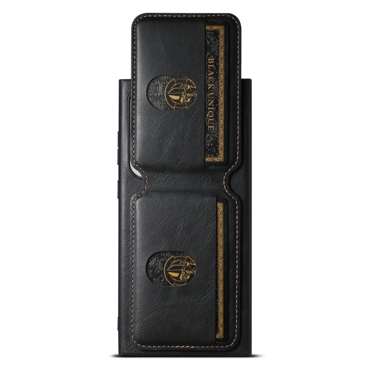 For Samsung Galaxy S23+ 5G Suteni H02 Leather Wallet Stand Back Phone Case(Black) - HoMEdemic™ 
