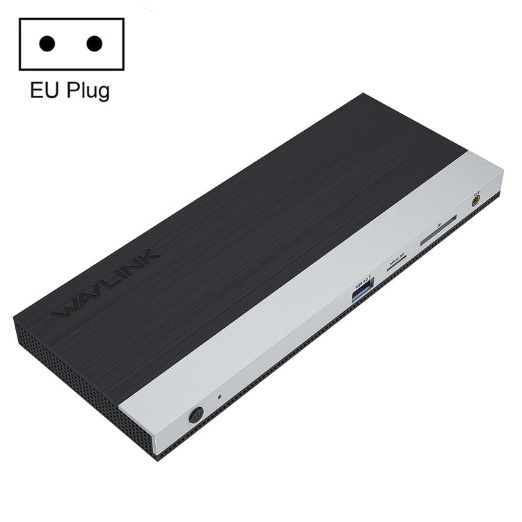 WAVLINK WL-UMD01 USB3.0 Splitter Docking Station Gigabit Ethernet / DP / HD Cable Converter(EU Plug) - HoMEdemic™ 